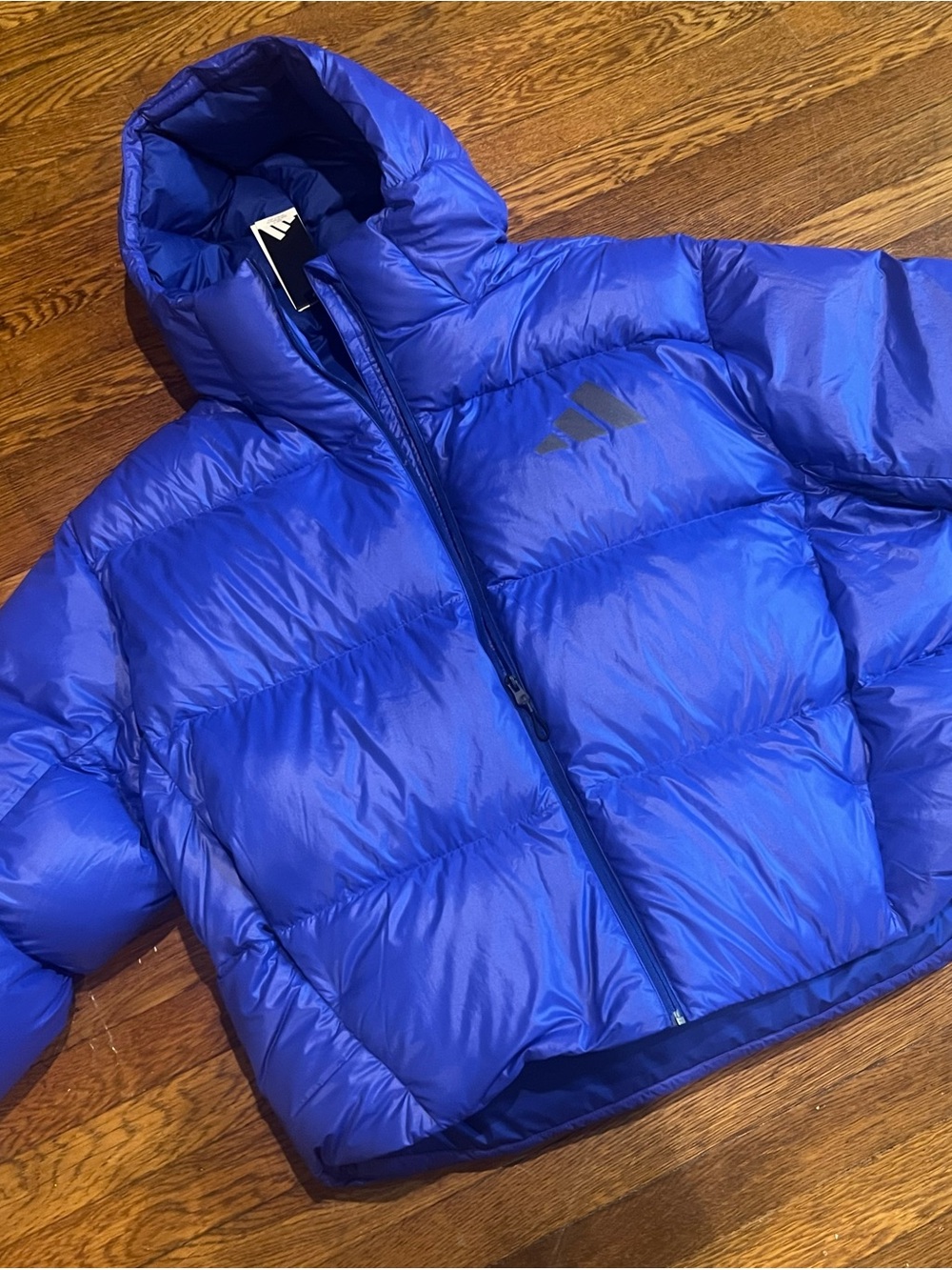NWT Adidas Z.N.E Puffer Climawarm Down Jacket Men’s XL Semi Lucid Blue JW1515